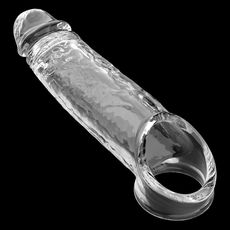 gaine de penis mini decal 14 x 4 cm transparente 3