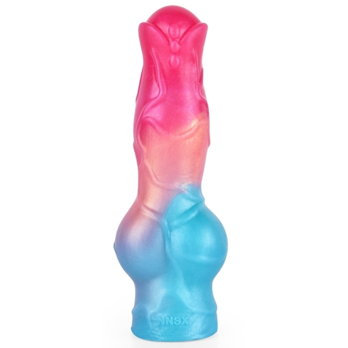 gaine de penis nott very dick 18 x 65cm rose bleu