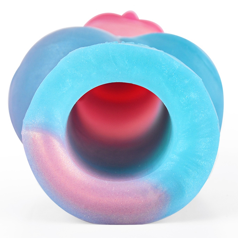 gaine de penis nott very dick 18 x 65cm rose bleu 2