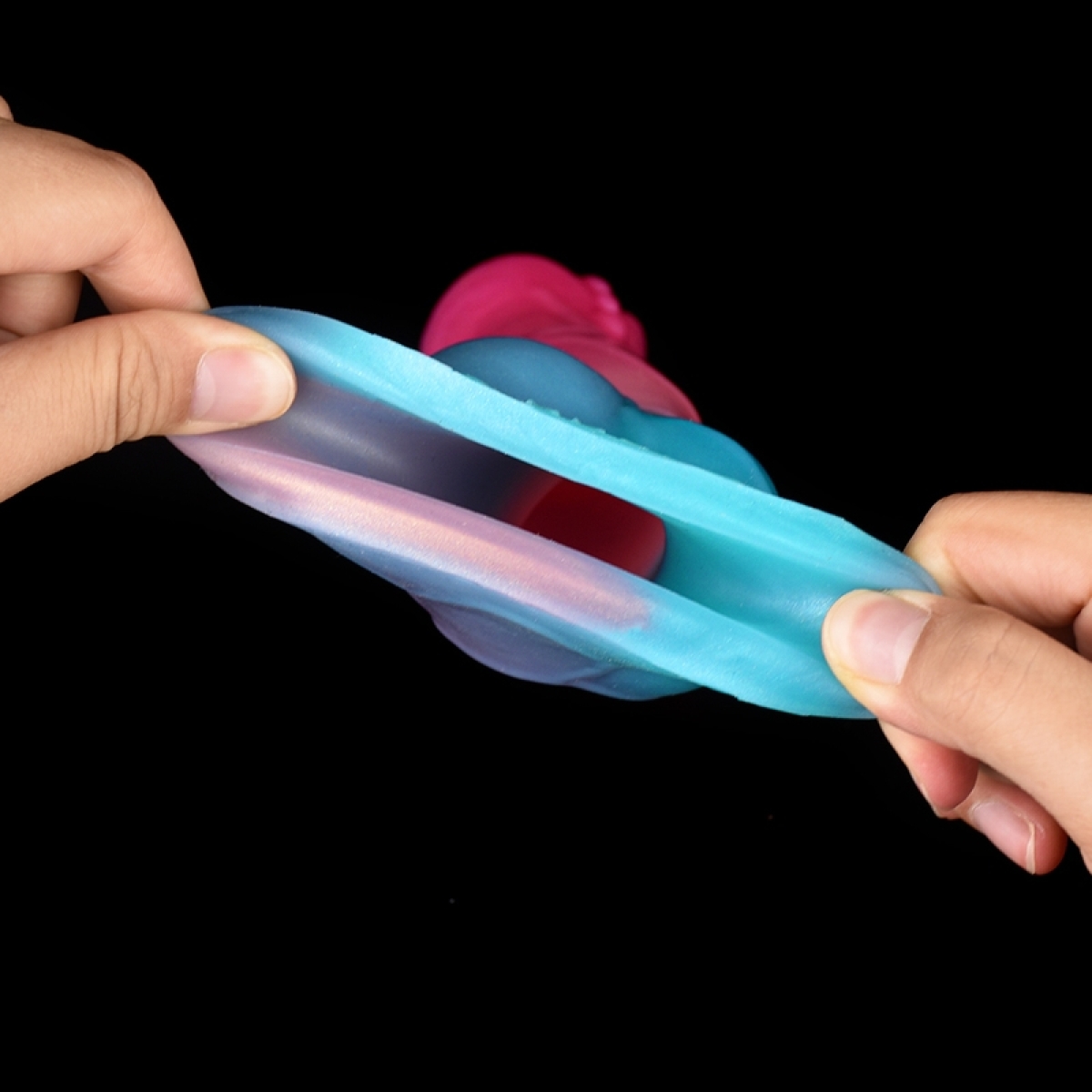 gaine de penis nott very dick 18 x 65cm rose bleu 9