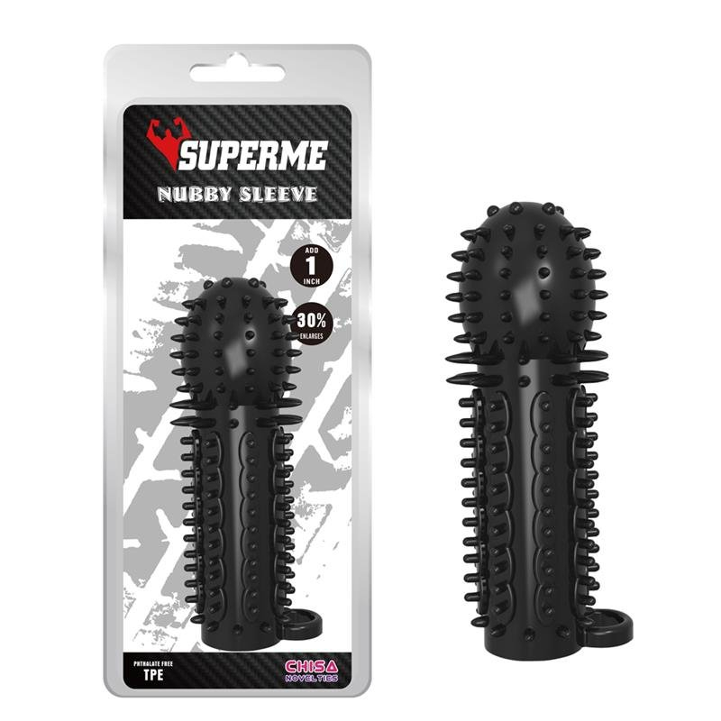 gaine de penis nubby 145 x 48cm noire 6