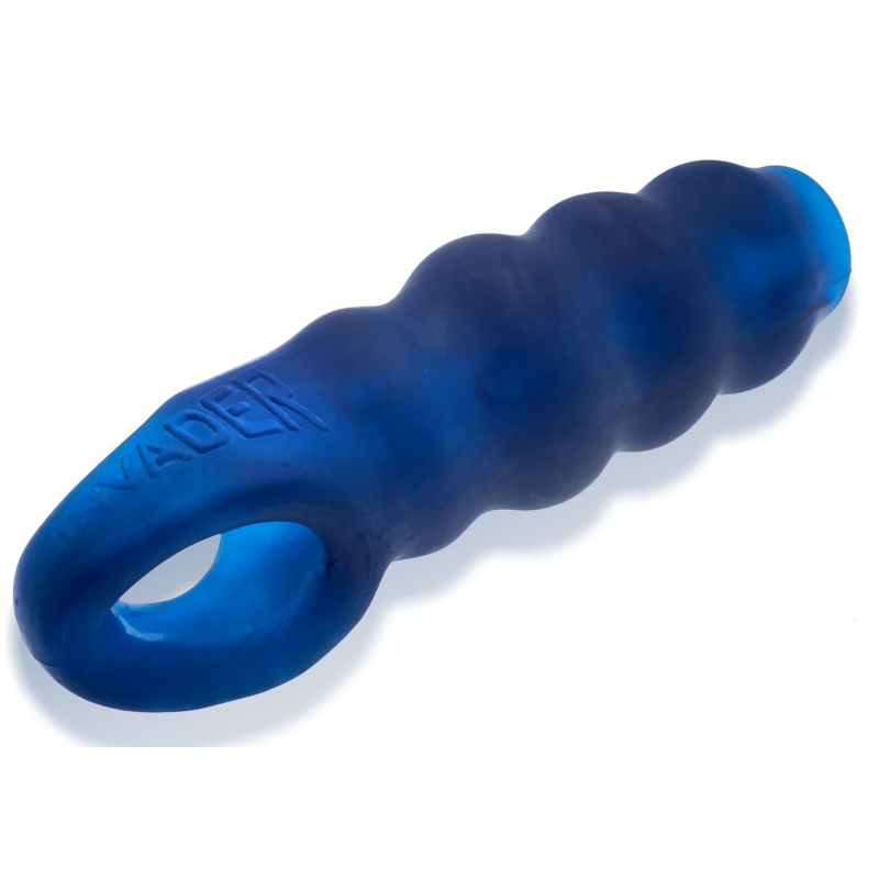 gaine de penis oxballs invader 13 x 5cm bleue 3 scaled