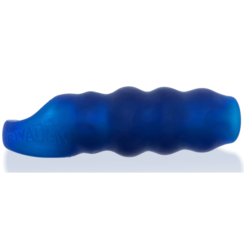 gaine de penis oxballs invader 13 x 5cm bleue scaled