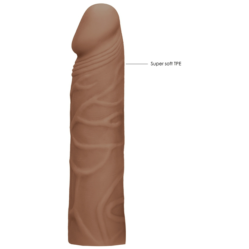 gaine de penis penis sleeve realrock 165 x 4cm tan 5
