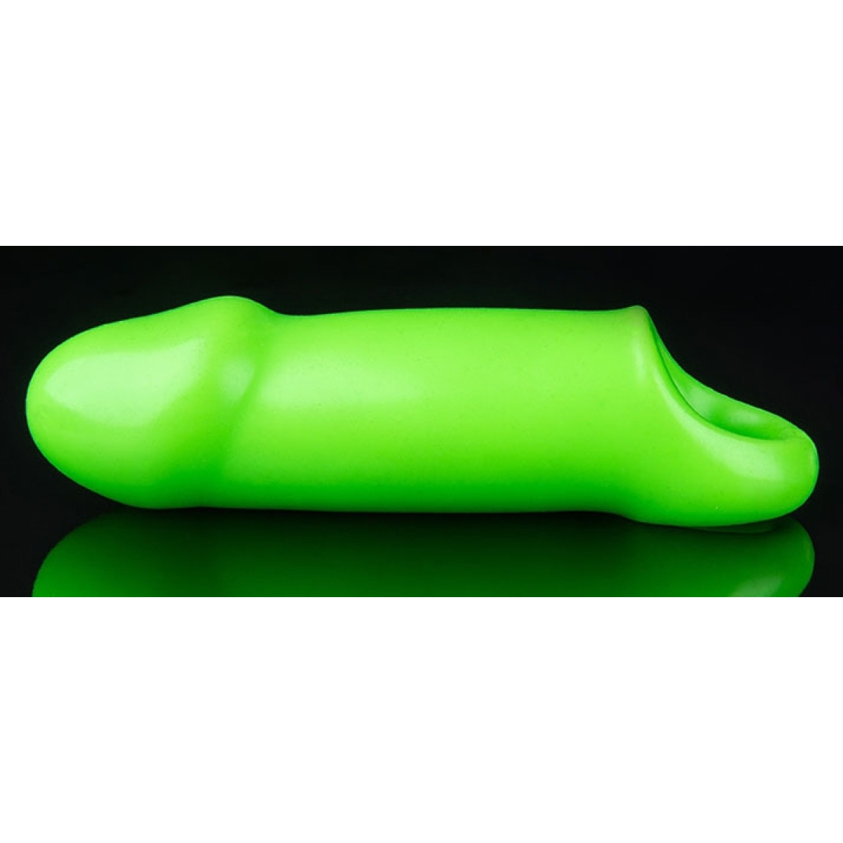 gaine de penis phosphorescente smooth strong glow 12 x 45cm 2