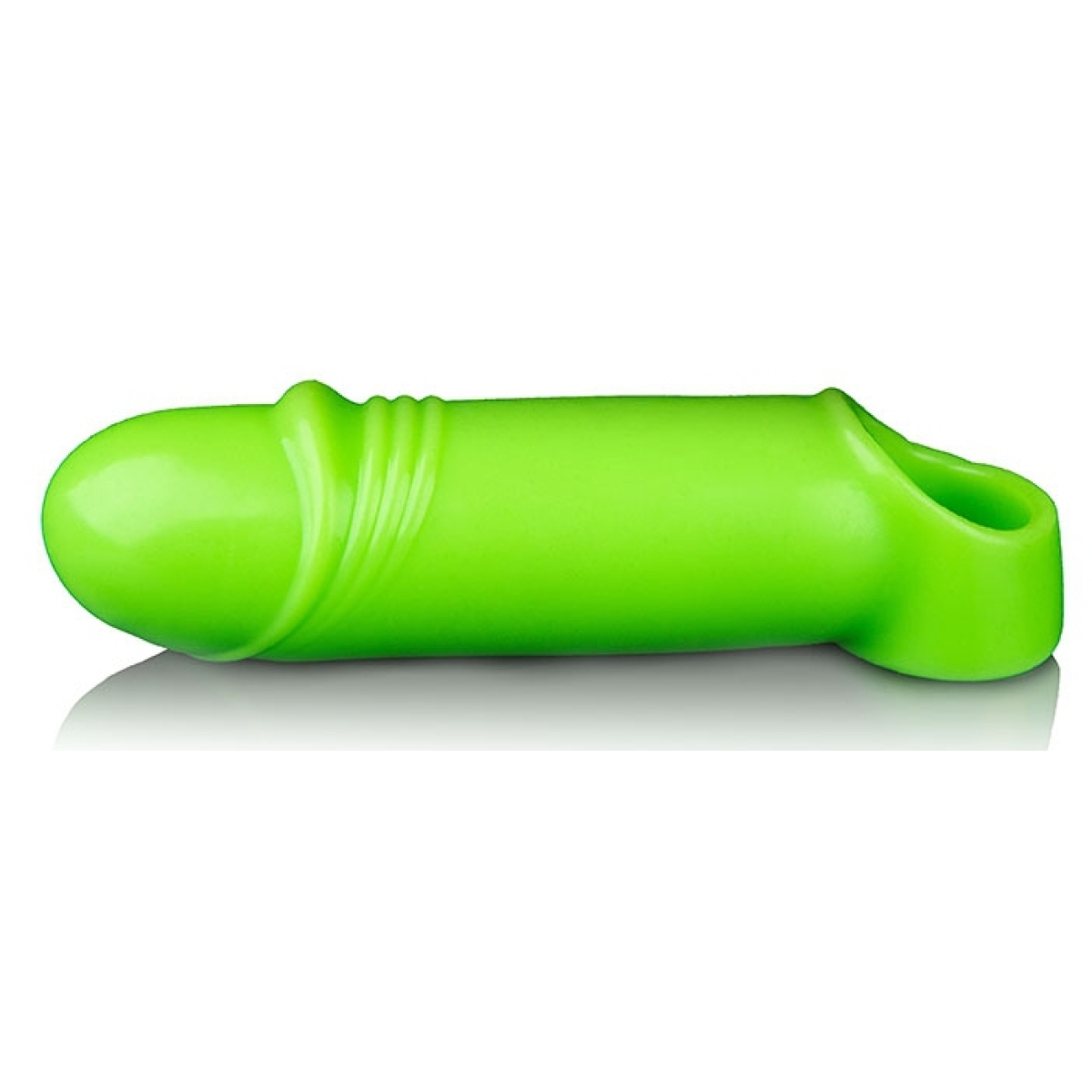 gaine de penis phosphorescente smooth thick glow 12 x 42cm