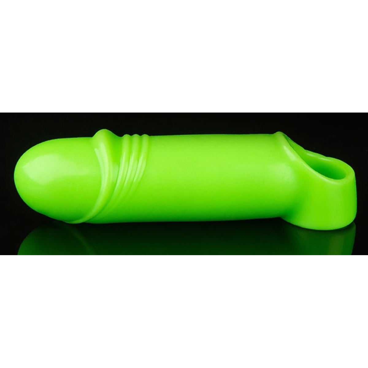 gaine de penis phosphorescente smooth thick glow 12 x 42cm 2