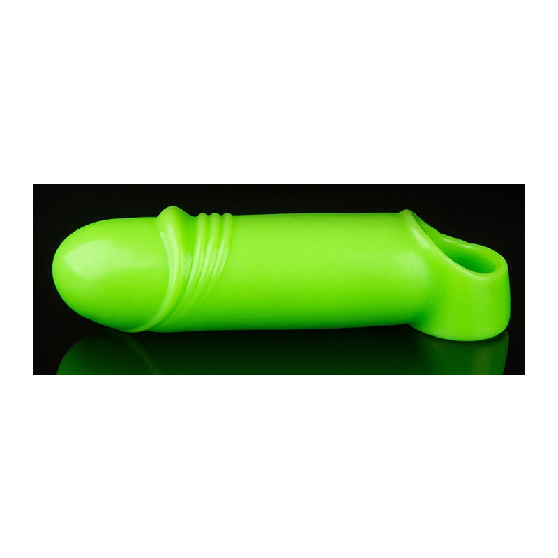 gaine de penis phosphorescente smooth thick glow 12 x 42cm 2
