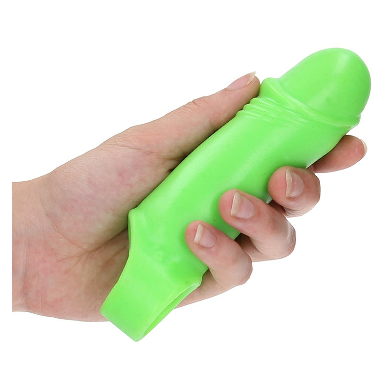 gaine de penis phosphorescente smooth thick glow 12 x 42cm 3