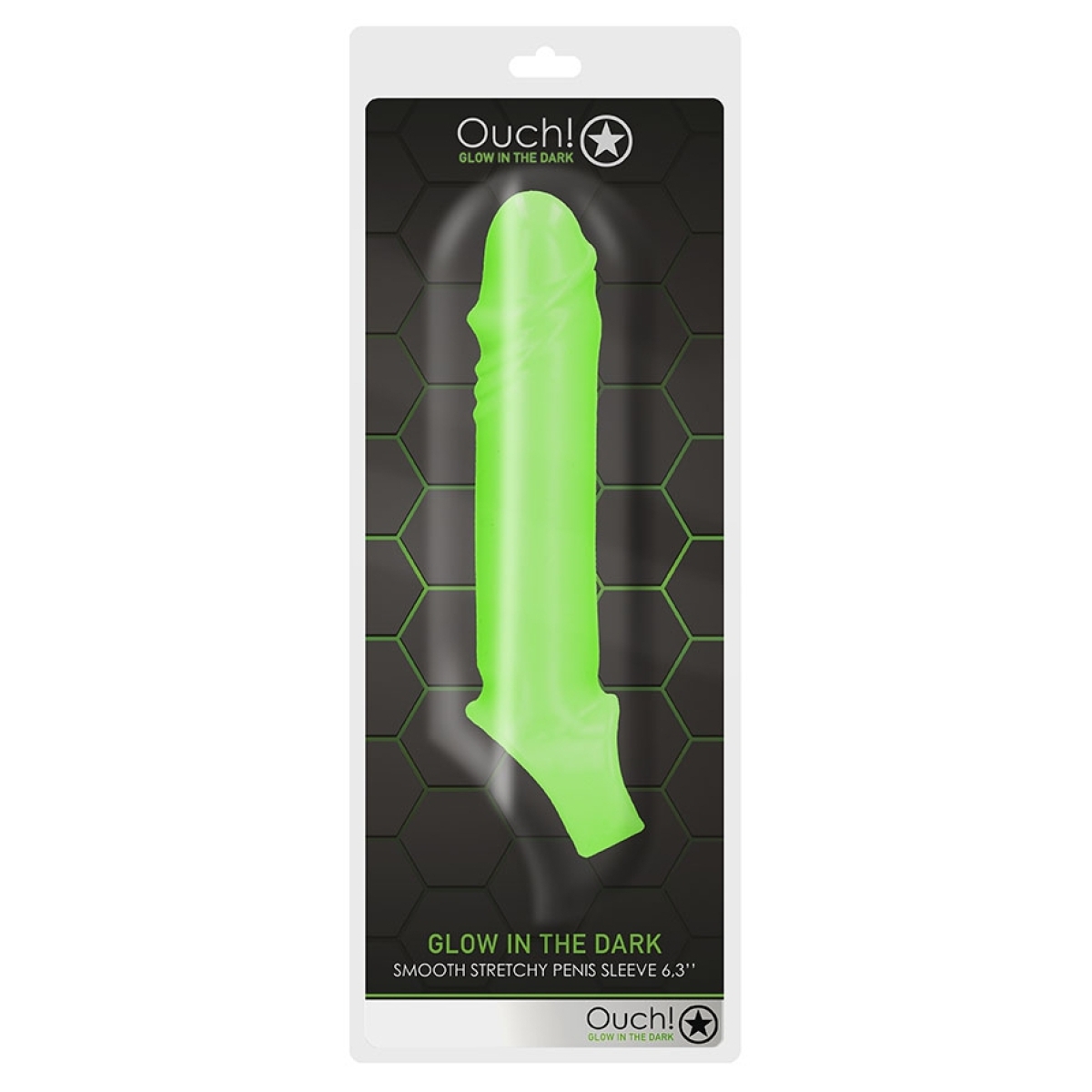 gaine de penis phosphorescente thin glow 11 x 3cm 1