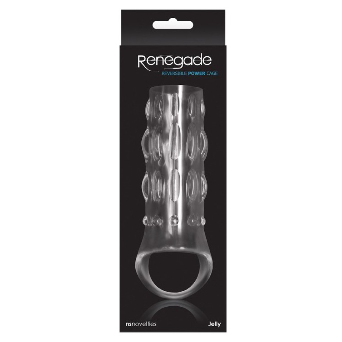 gaine de penis power cage 11 x 4cm clear 1