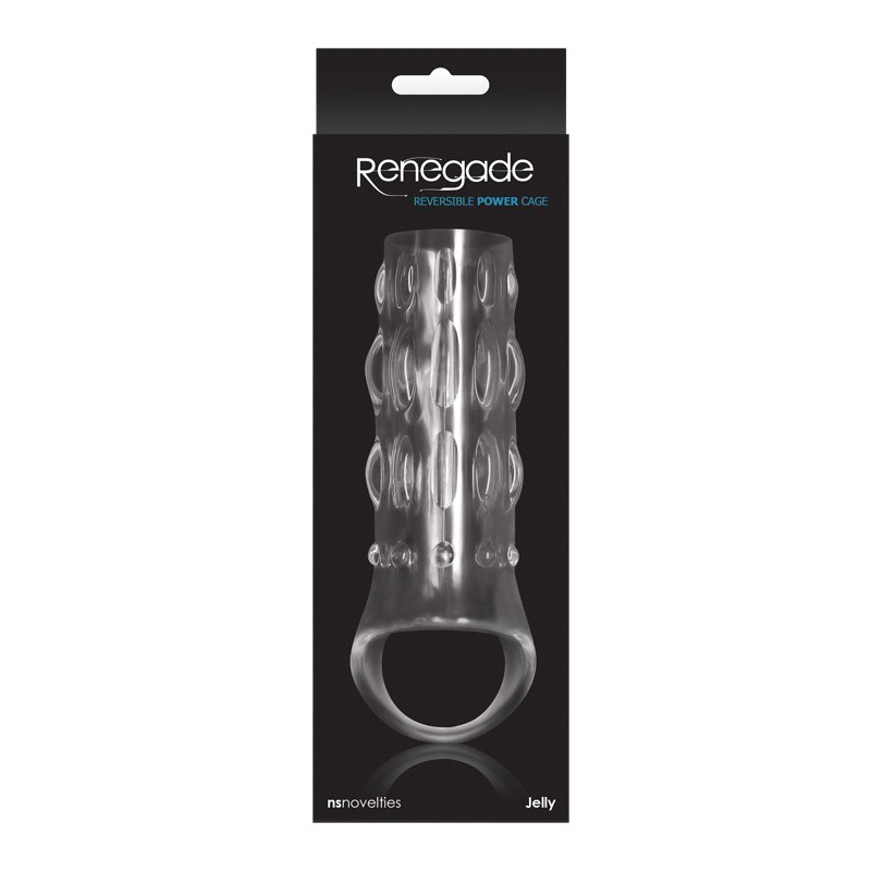 gaine de penis power cage 11 x 4cm clear 1