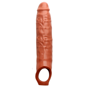 gaine de penis prolong 22 x 5cm marron
