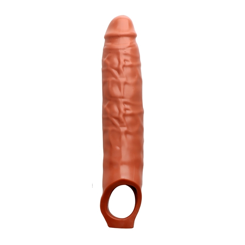 gaine de penis prolong 22 x 5cm marron