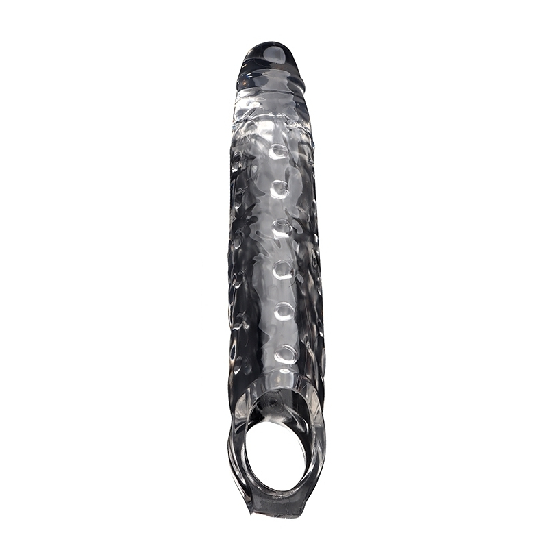 gaine de penis prolong 22 x 5cm transparente