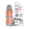 gaine de penis real feel 14 x 32cm 2