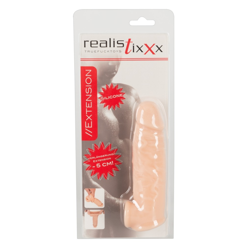 gaine de penis realistic extension 165 x 37cm 1