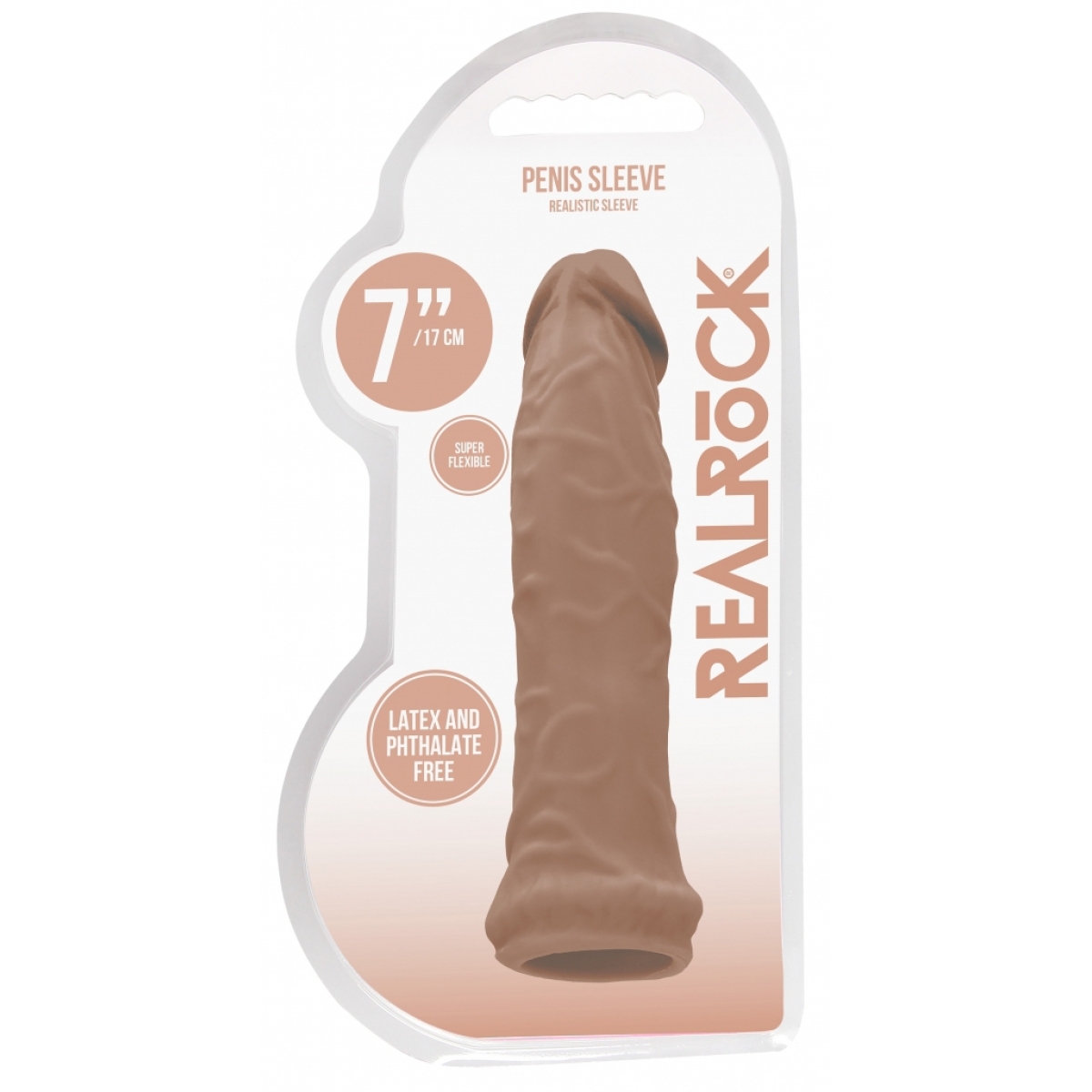 gaine de penis realrock 16 x 4cm latino 1