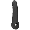 gaine de penis realrock 17 x 45cm noire