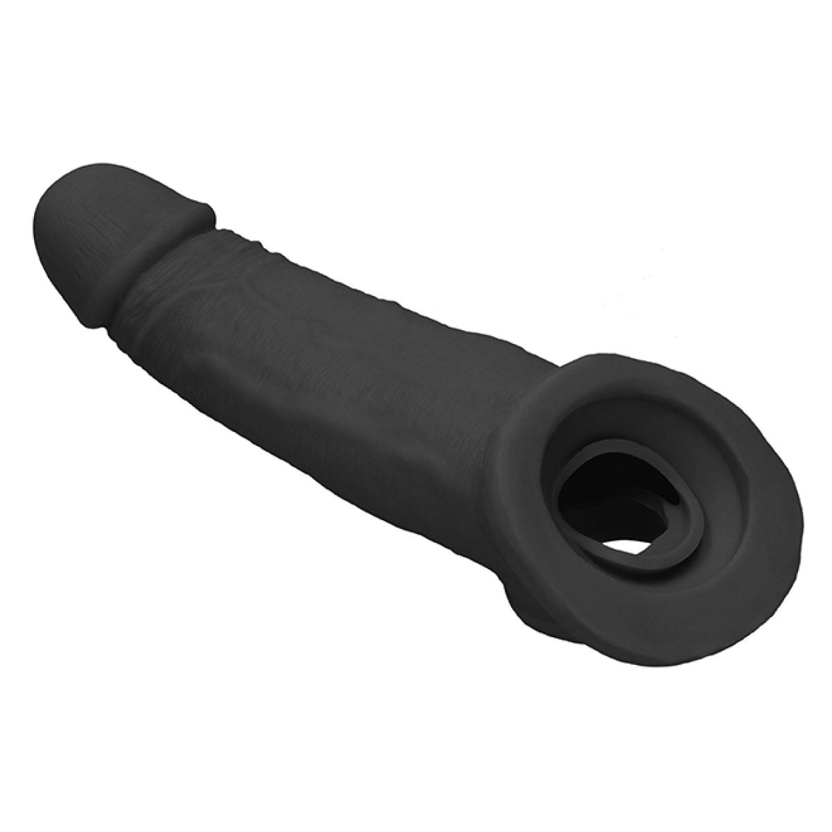 gaine de penis realrock 17 x 45cm noire 4