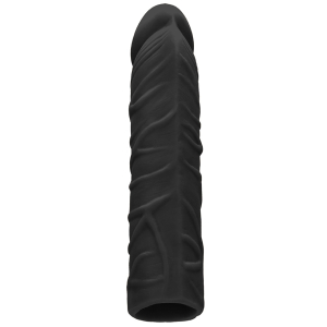 gaine de penis realrock 17 x 4cm noire