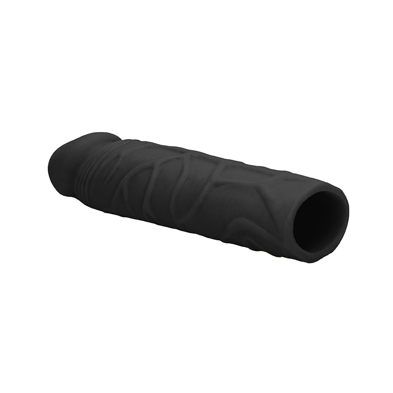gaine de penis realrock 17 x 4cm noire 5