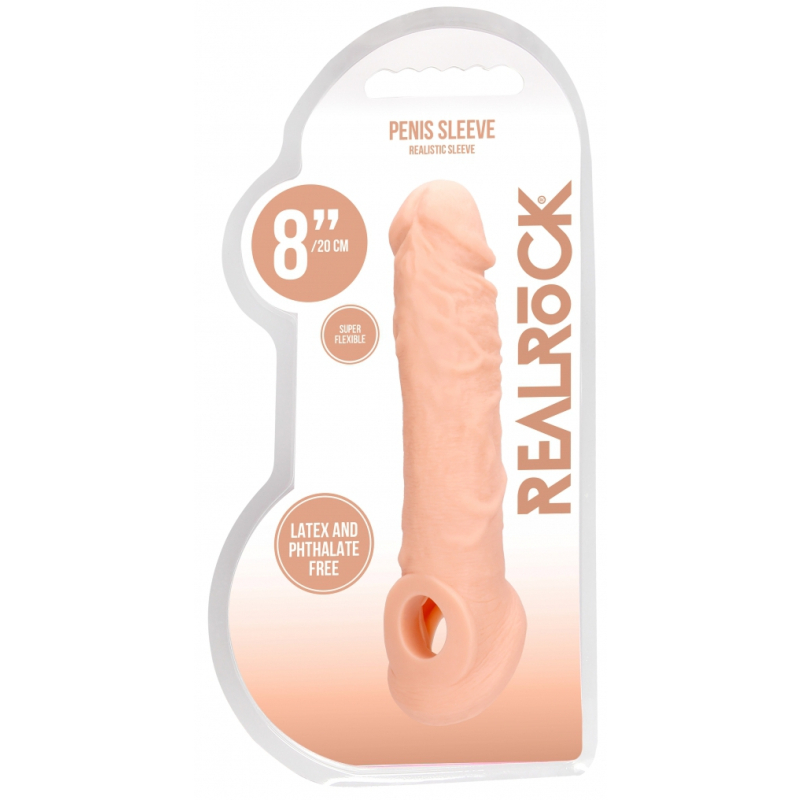 gaine de penis realrock curve 17 x 45cm 1