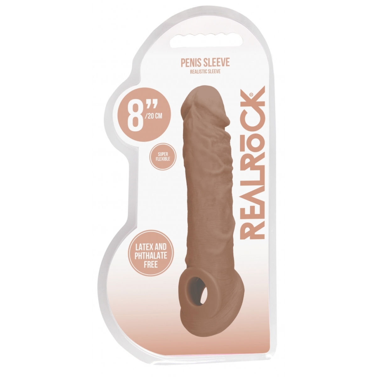 gaine de penis realrock curve 17 x 45cm latino 1