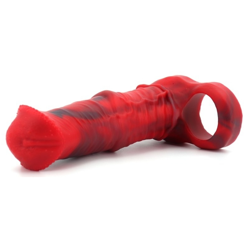 gaine de penis red horse 16 x 48cm 3