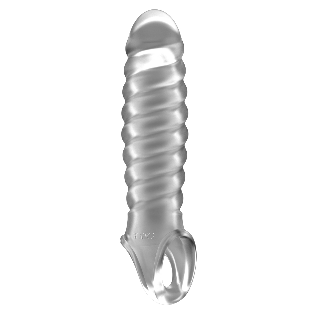 gaine de penis ribby penis sono n32 11 x 3 cm transparente