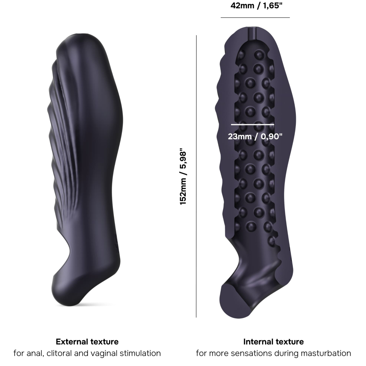 gaine de penis ryzer 15 x 42cm 2
