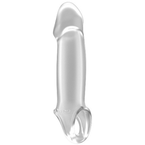 gaine de penis stretchy penis sono n33 115 x 3 cm transparente