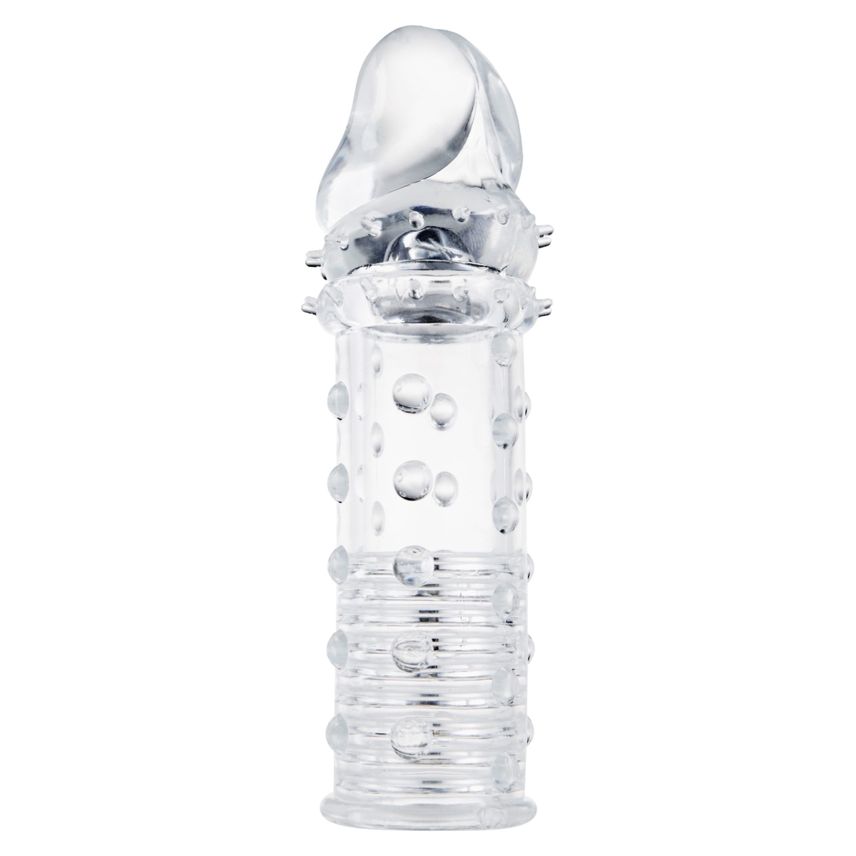 gaine de penis stud sleeve 15 x 42cm transparente scaled
