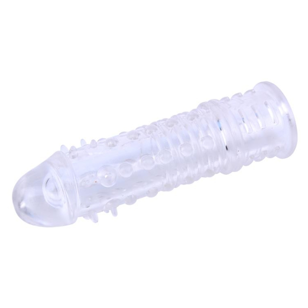 gaine de penis swirls 16 x 4cm transparente 1