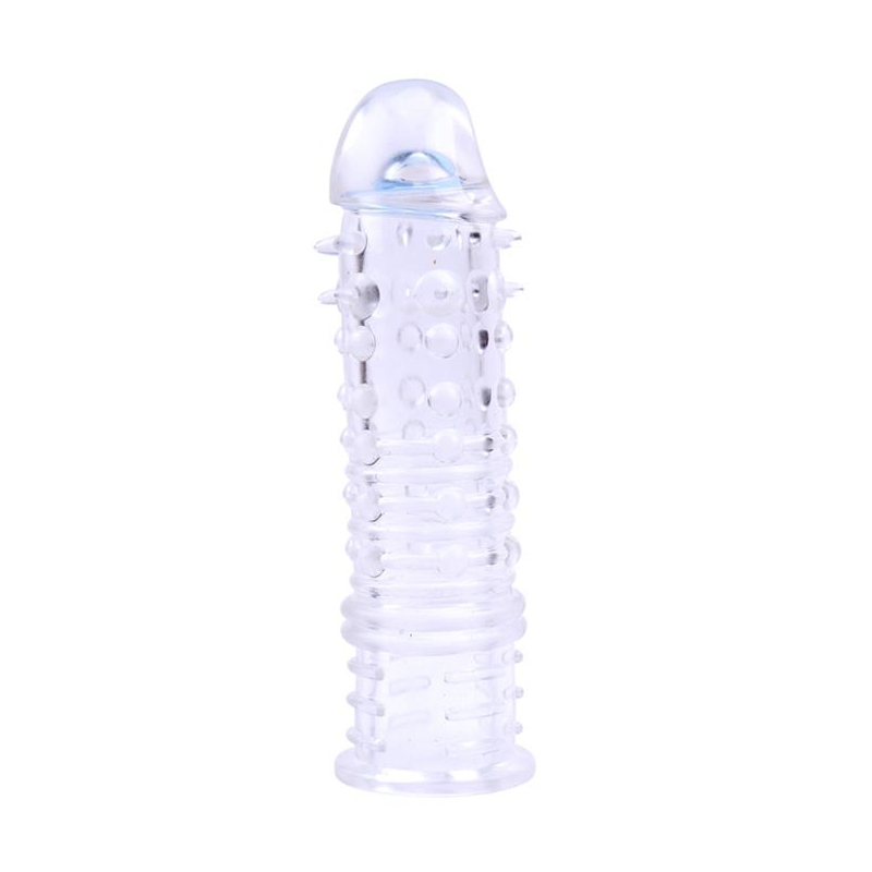 gaine de penis swirls 16 x 4cm transparente 3