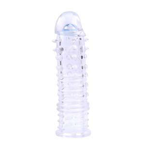 gaine de penis swirls 16 x 4cm transparente