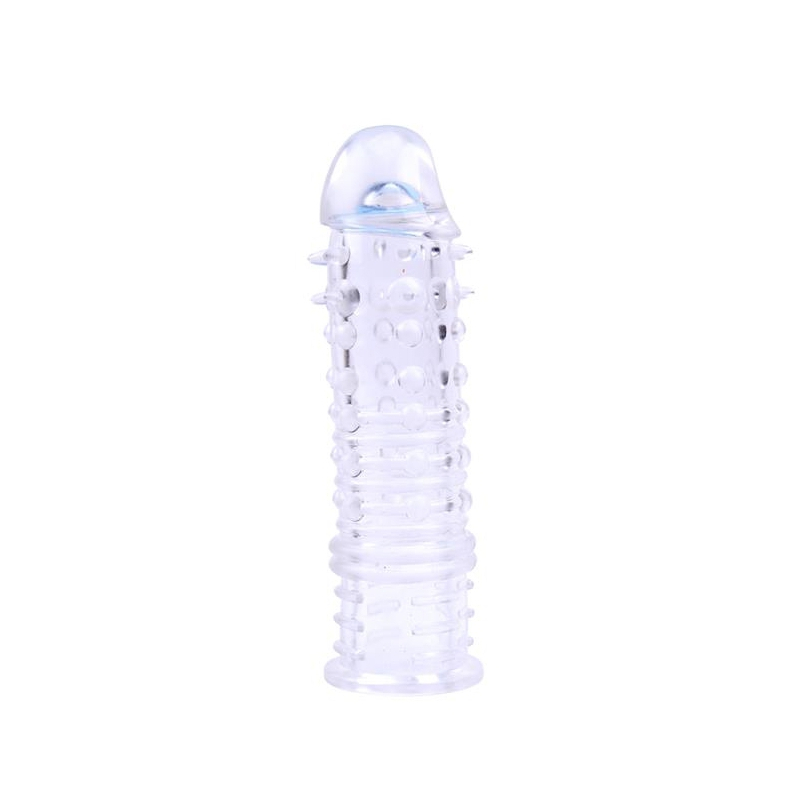 gaine de penis swirls 16 x 4cm transparente