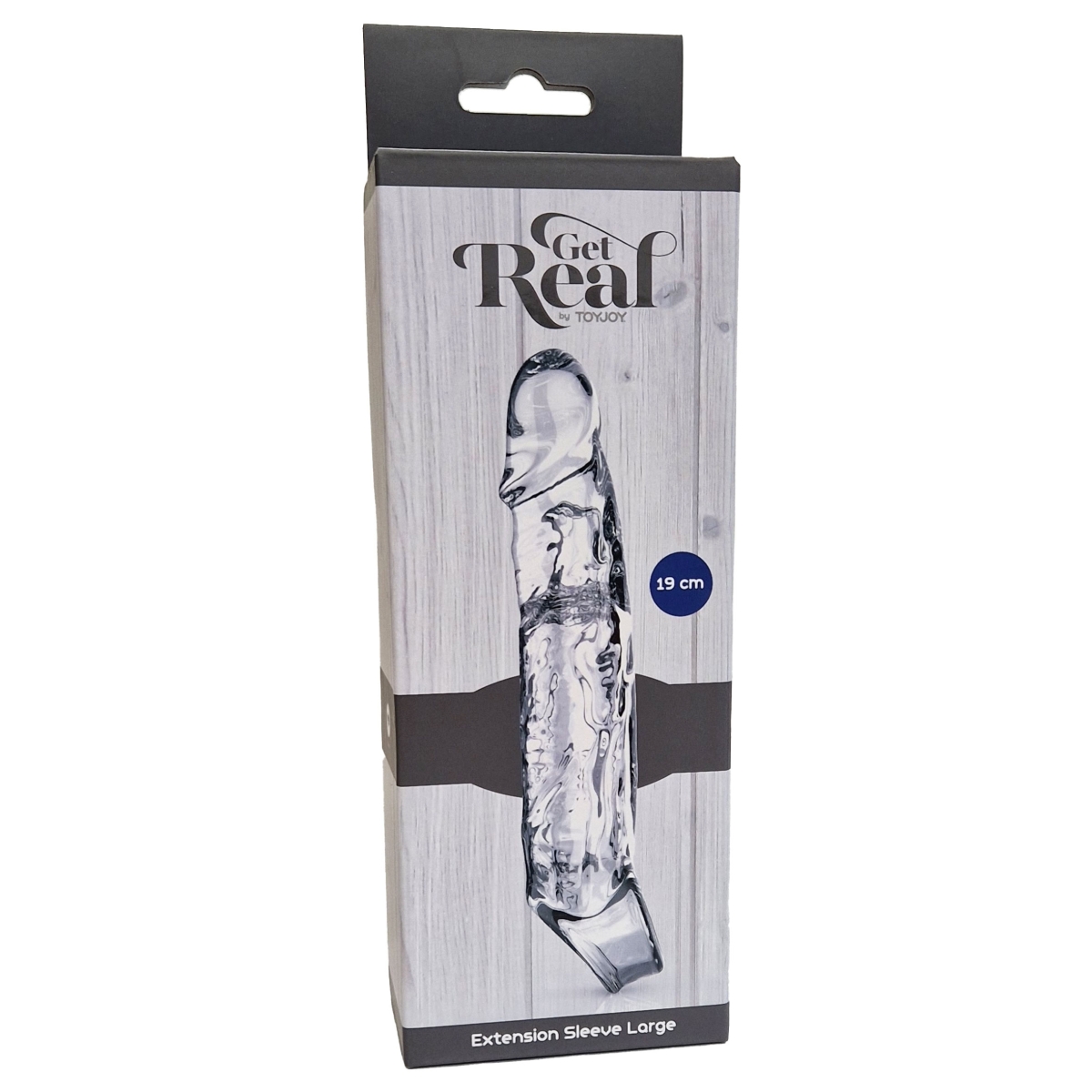 gaine de penis transparente get real l 16 x 35cm 1