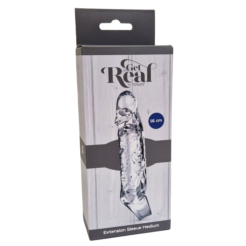 gaine de penis transparente get real m 13 x 3cm 1