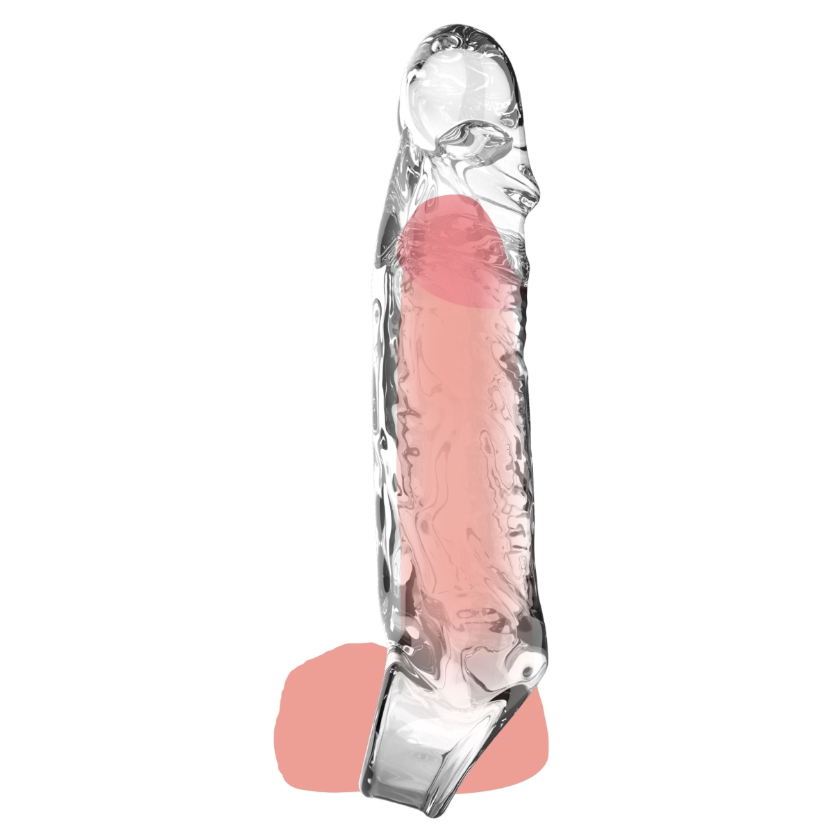 gaine de penis transparente get real m 13 x 3cm 2