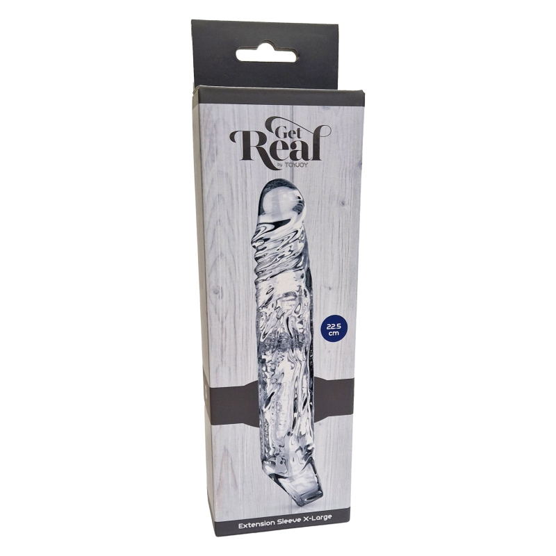 gaine de penis transparente get real xl 20 x 4cm 1 scaled