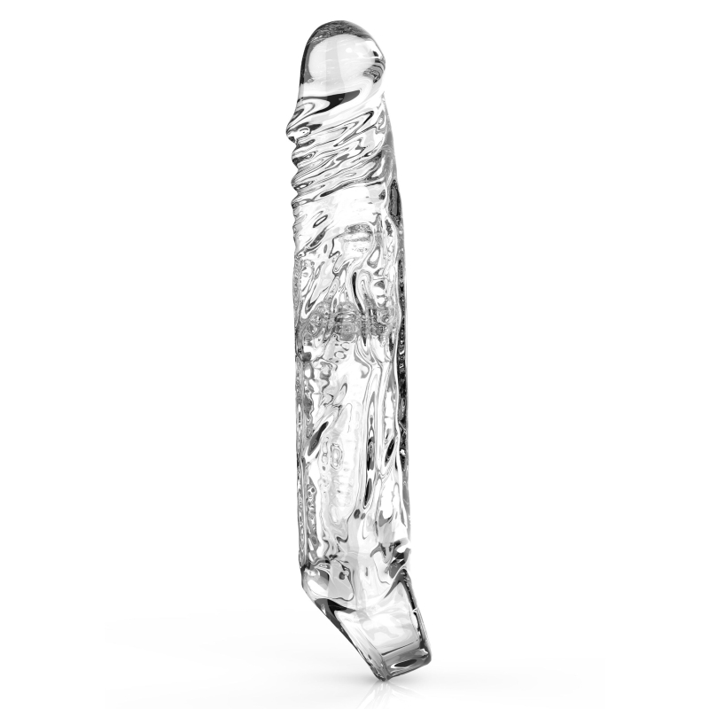 gaine de penis transparente get real xl 20 x 4cm scaled