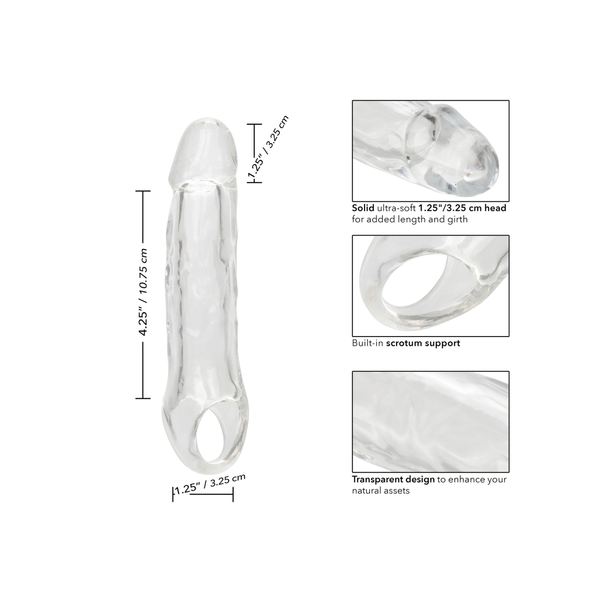 gaine de penis transparente performance maxx 13 x 35cm 5