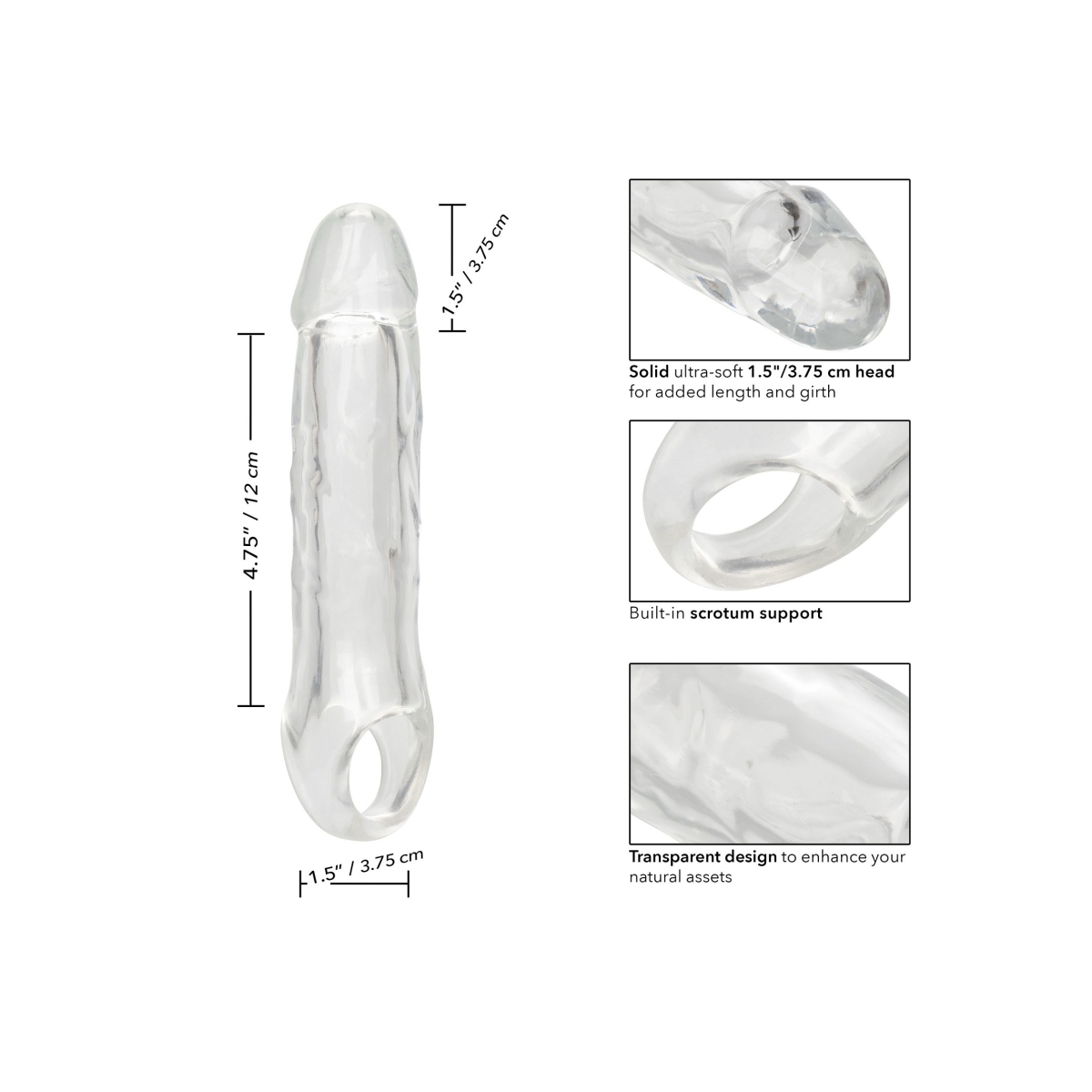 gaine de penis transparente performance maxx 15 x 43cm 6