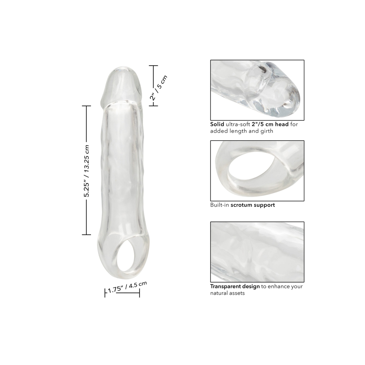 gaine de penis transparente performance maxx 18 x 5cm 6
