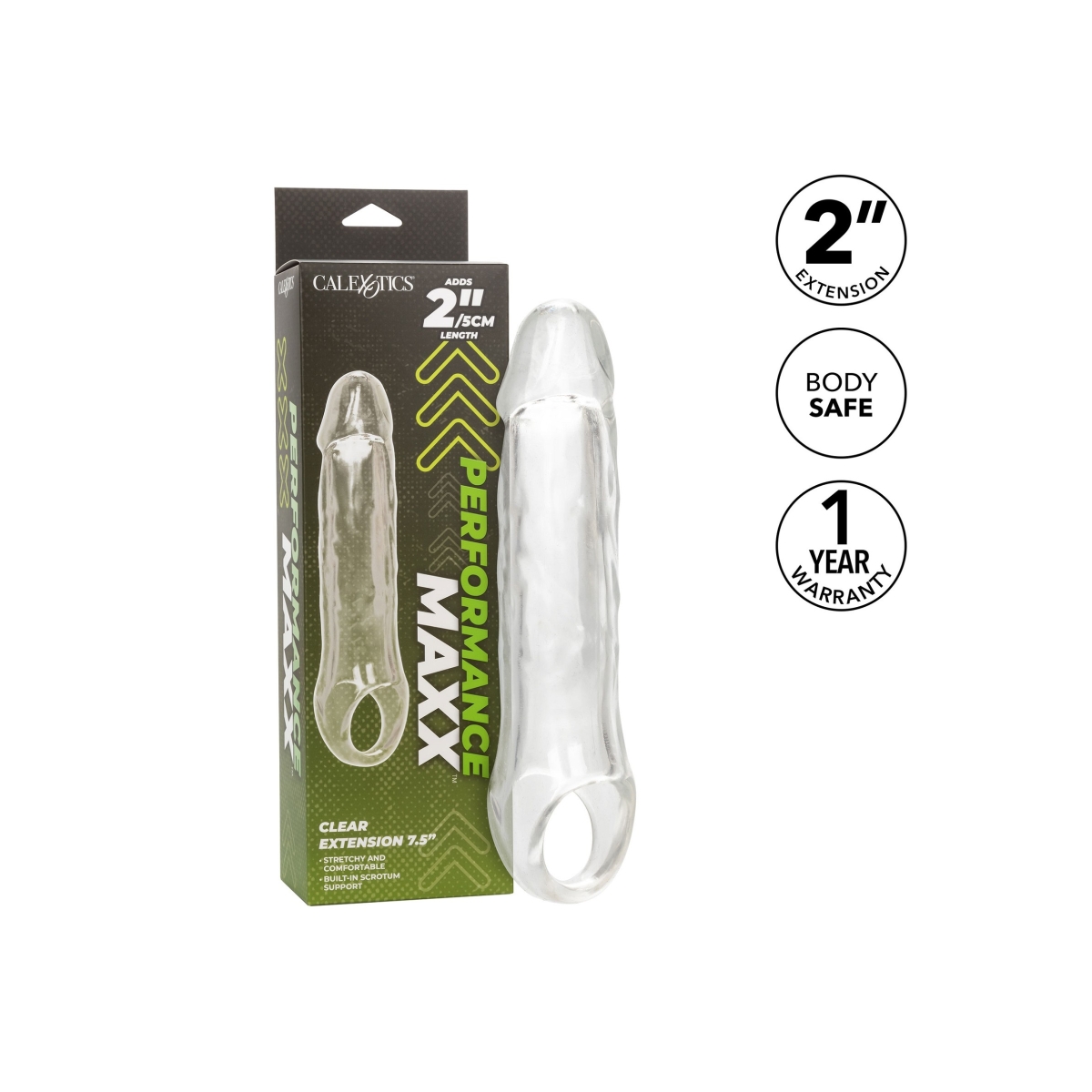 gaine de penis transparente performance maxx 18 x 5cm 7