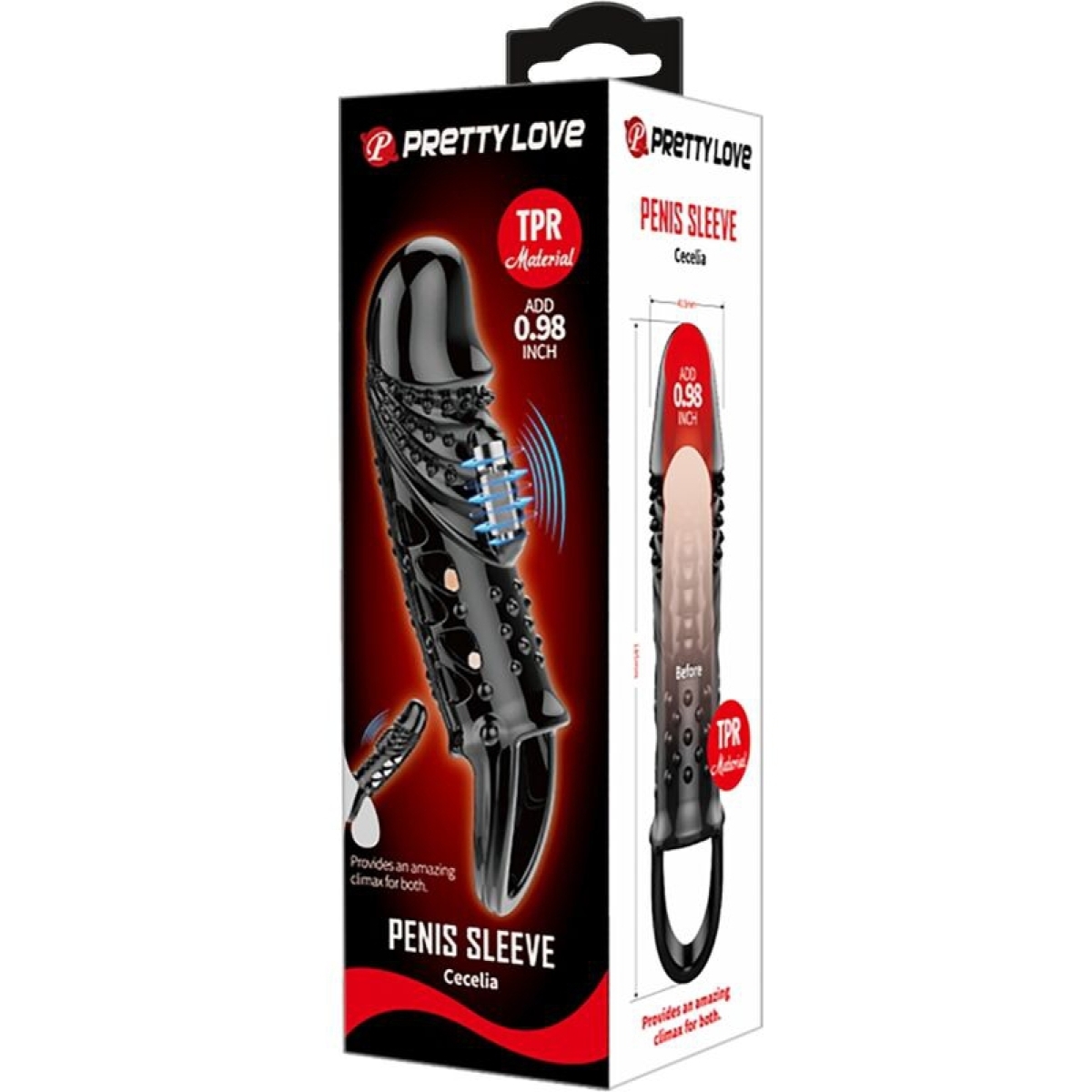 gaine de penis vibrante cecelia pretty love 13 x 4cm 3