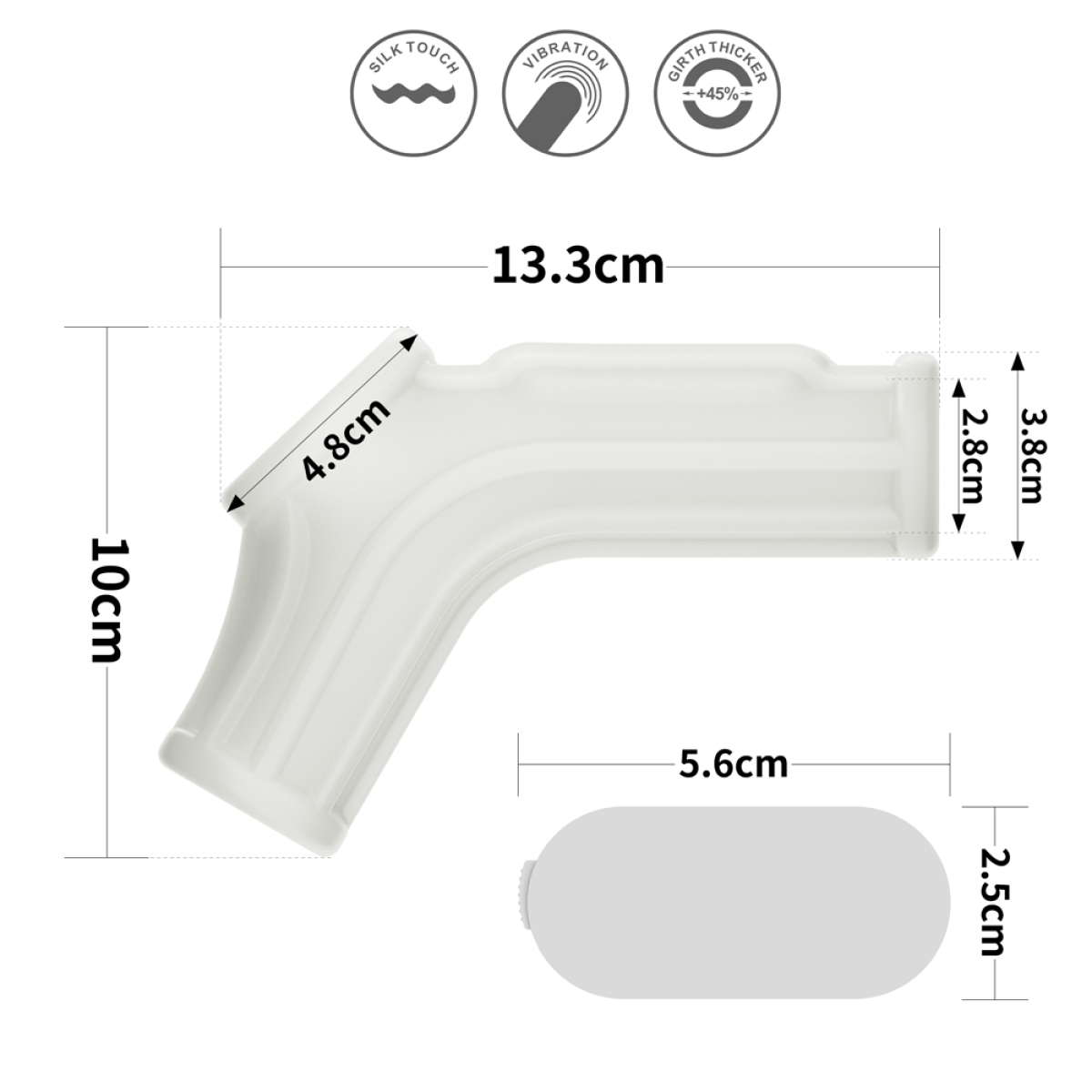 gaine de penis vibrante et ballstretcher knights ring best ridge 10cm 1 6