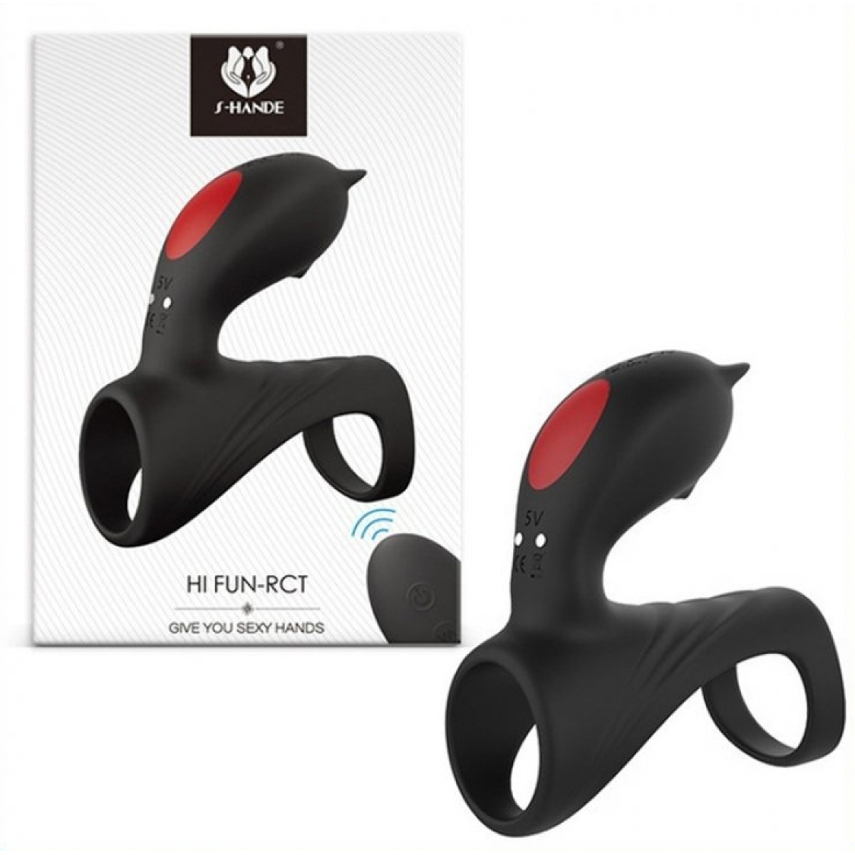 gaine de penis vibrante hi fun cock 9 x 3cm 5