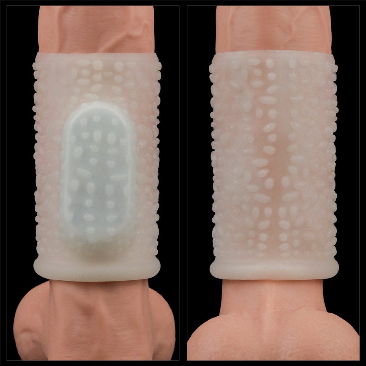gaine de penis vibrante knights ring drip 10cm 3
